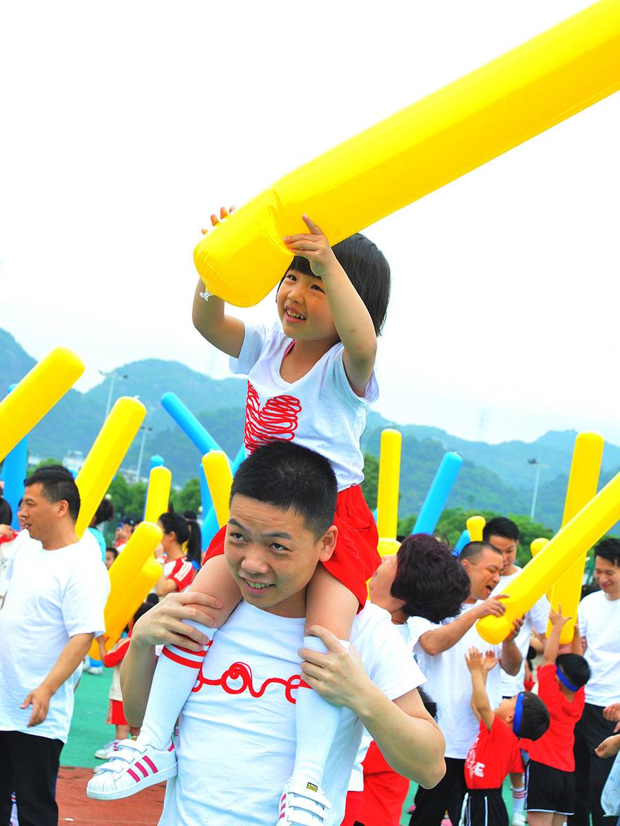 Air stick kindergarten Parent -child activity Smart Fun Games props toy children with thick inflatable stick