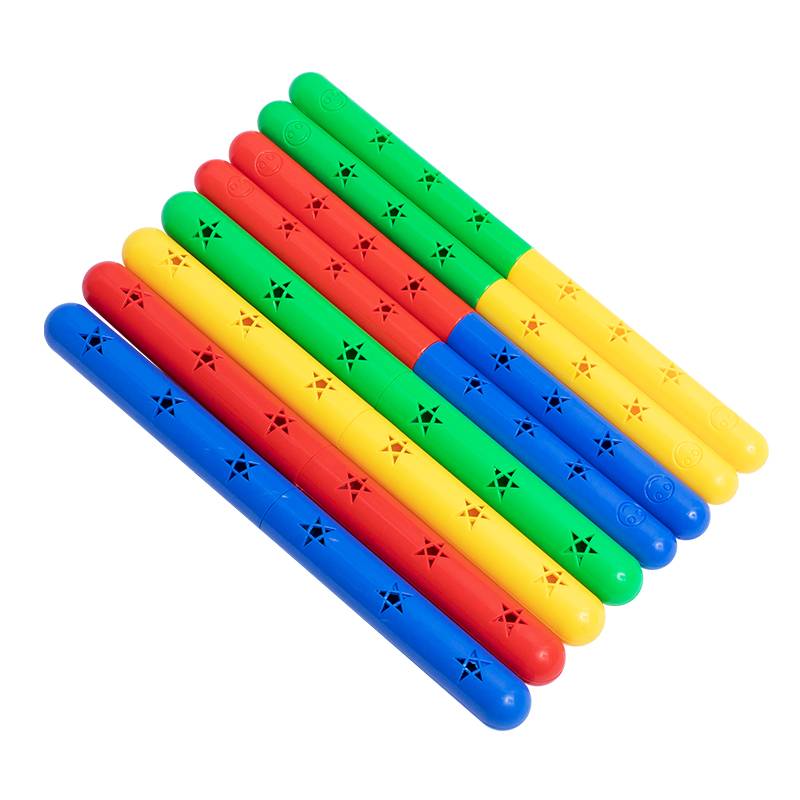 Children's relay stick thickened gymnastics sports rod kindergarten dance with sound plastic color rod morning fuck fitness equipment stick