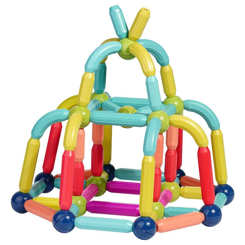 Hundreds of magnetic rods Children's building block assembly psychological tablet Baby 3 years old boy girl, girl, magnet stitching toy 6