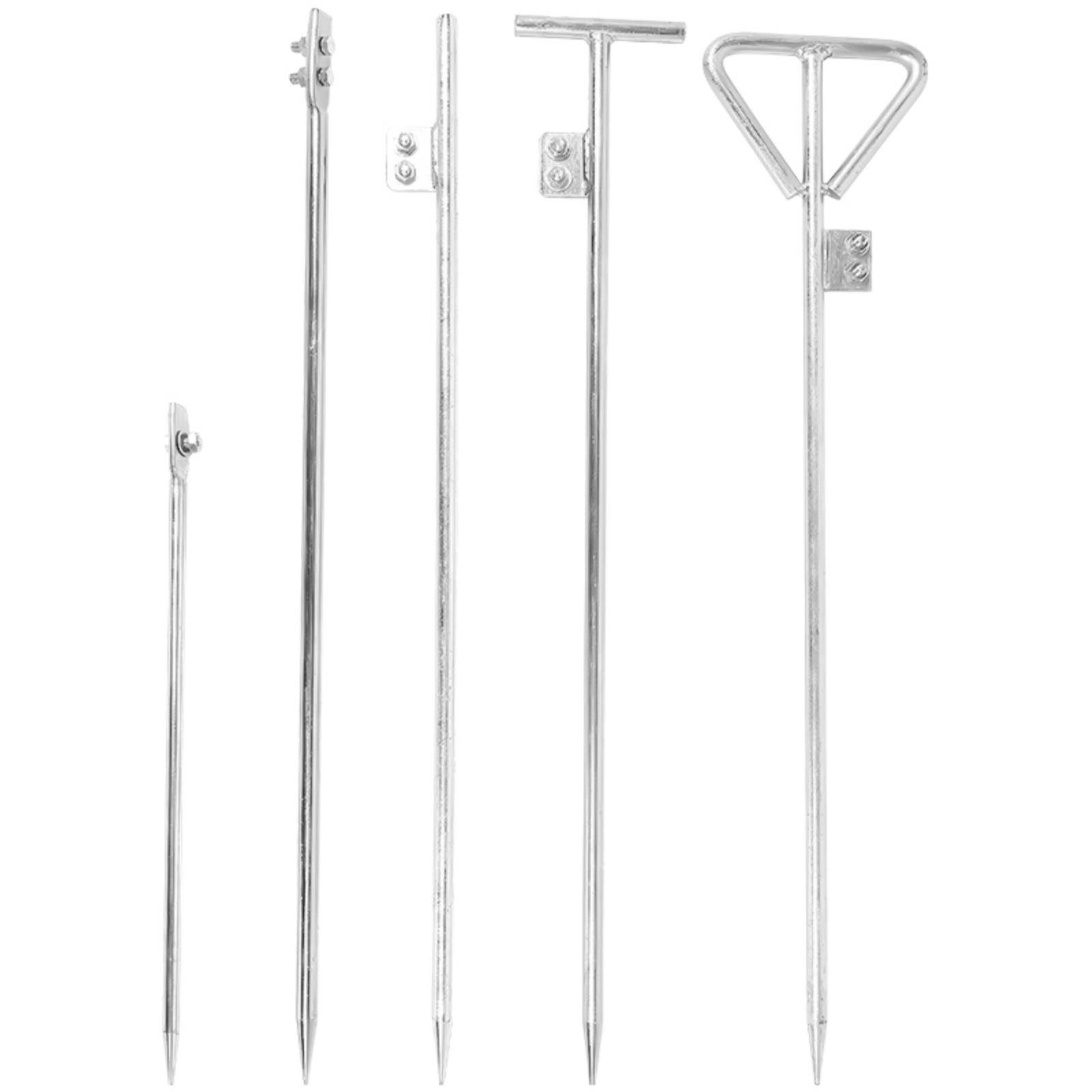 Electric power galvanized ground needle -diced -type household lightning protection ground rod pile ground wire project grounding pole lightning needle