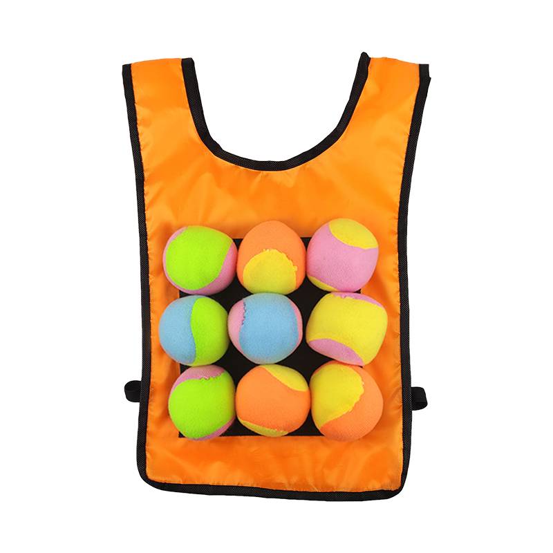Sticking jersey vest, avoid ball game kindergarten parent -child interactive tail sticky ball target children team toys