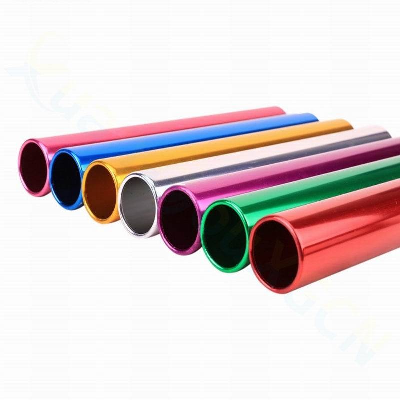 aluminium alloy electroplating student running bar 3.8 cm standard adult track and field relay