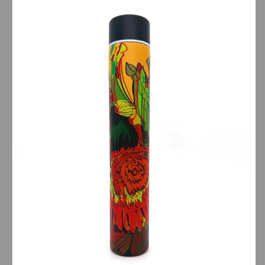 Library Art Collection Anti -Rand Sports Insulation Cup: Model 8. Bloom