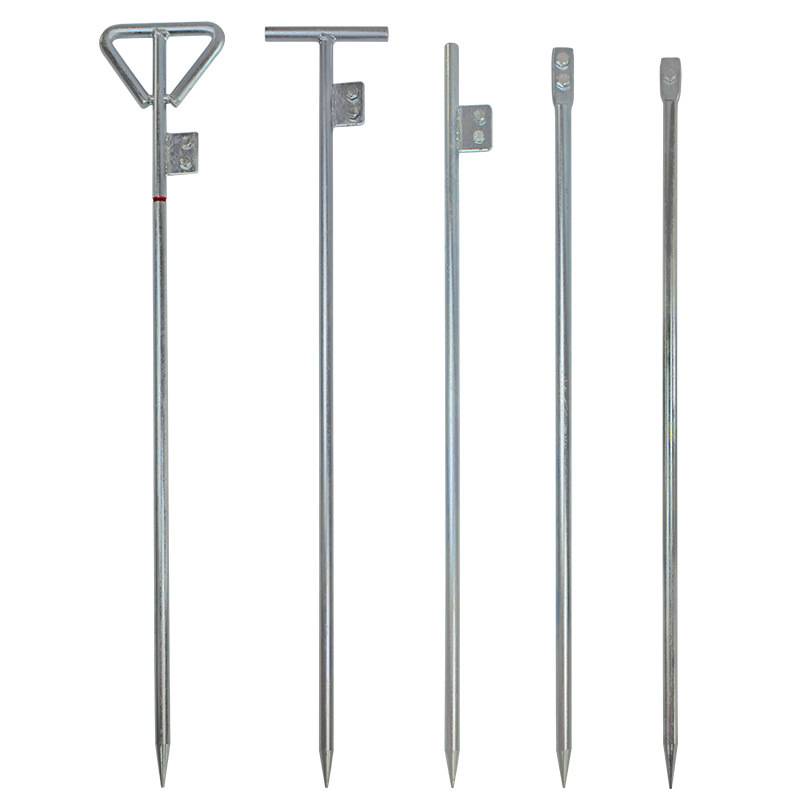 Stainless steel T -type grounding needle home use ground -ground copper power galvanized engineering ground pile connection ground line ground rod lightning protection