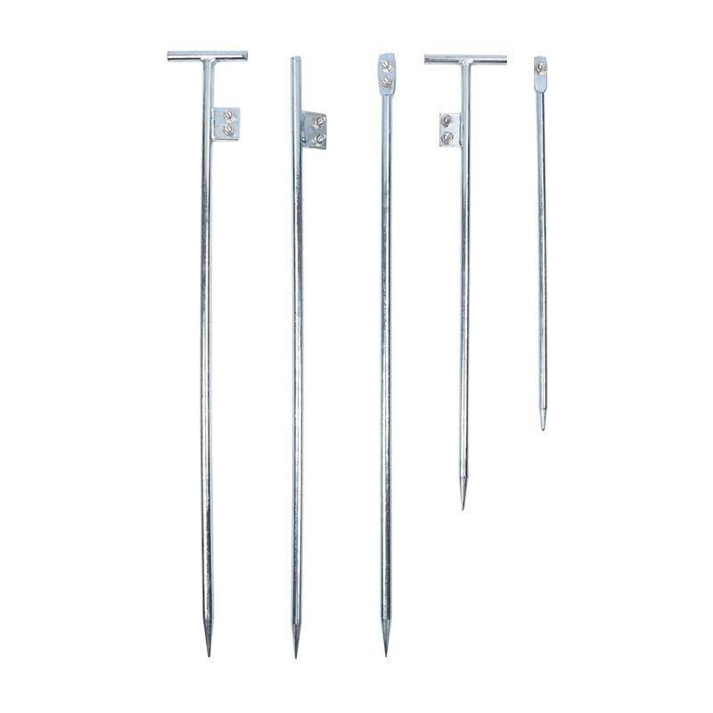 Electric power galvanized ground needle p -diced ground line Household ground wire ground rod project grounding pole lightning needle pile