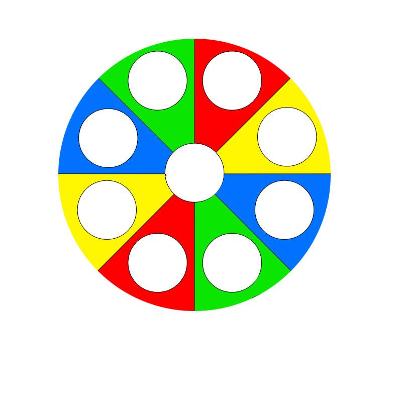 Dragon mouse Rainbow Umbrella Kindergarten Children's Game Sports Sports Activities Proper Outdoor Early Education Training Equipment