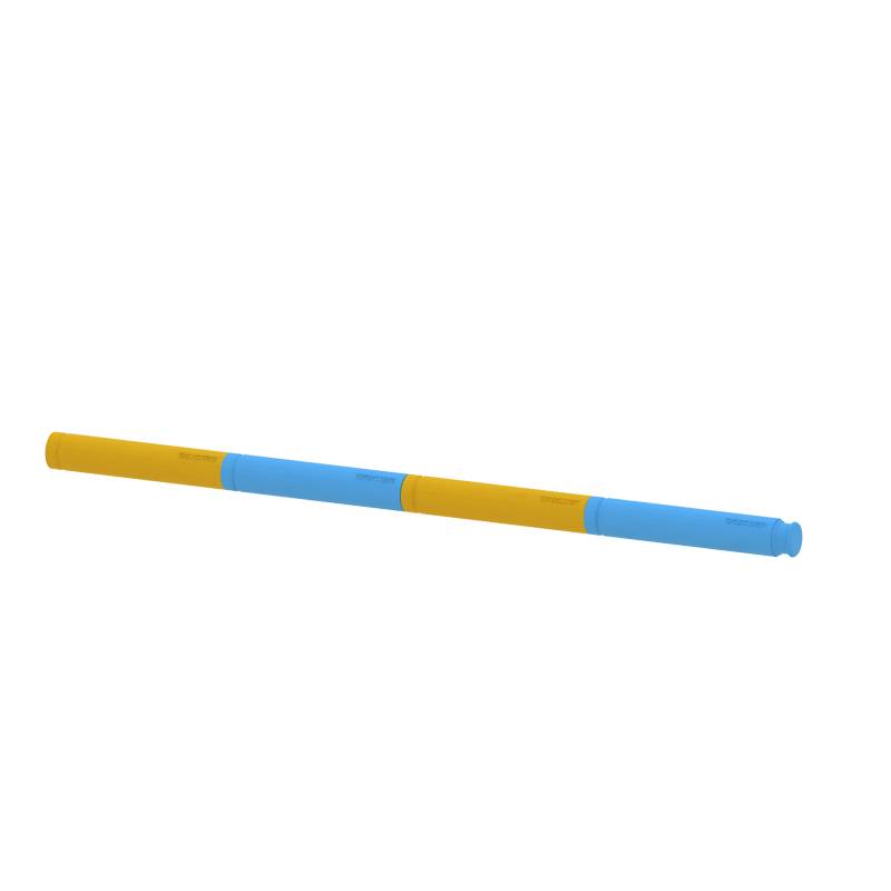 Yellow and blue connecting force stick