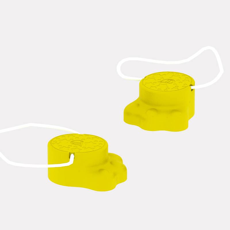Yellow beast foot stilts 1 pair