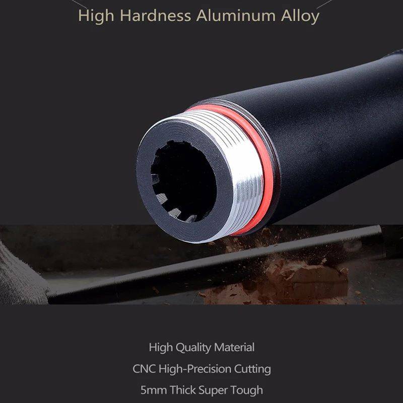 Baseball Bat LED Flashlight Waterproof Super Bright Baton Al