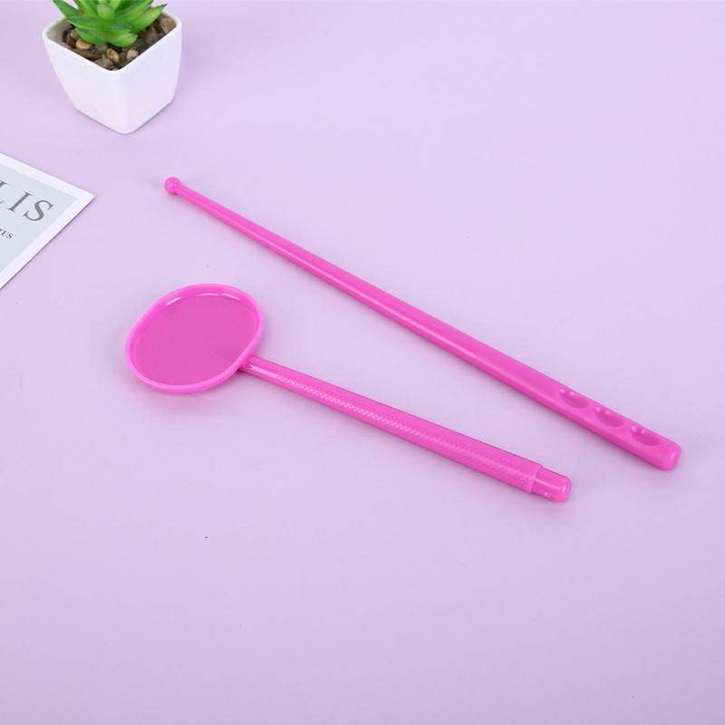 Pink eye plate+pink command stick (one set)