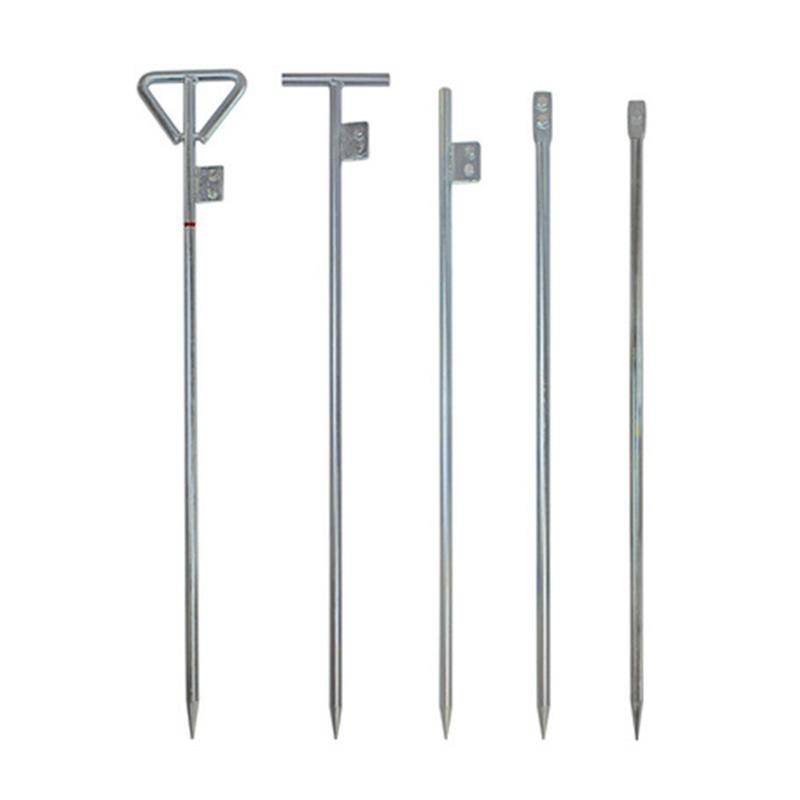Béfort's power-plated zinc-lined field needle-to-ground, mine-protected pole-to-ground rod-to-ground
