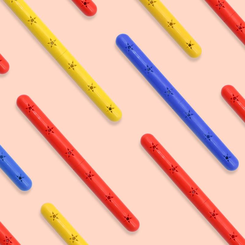 Gymnastics rod Kindergarten Children's Morning Basketbelling Instrument Proper Dance Performance Competition with sound plastic relay