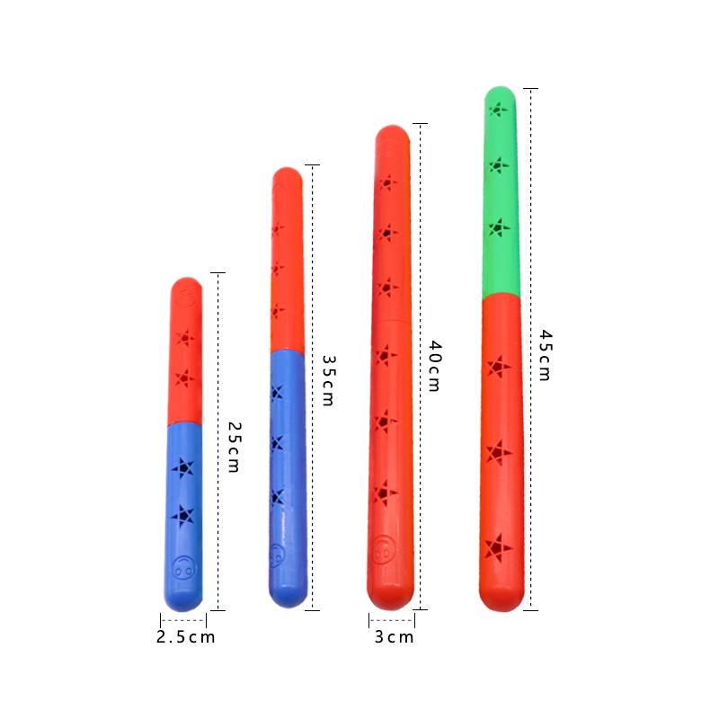 Gymnastics rod Kindergarten Children's Morning Basketbelling Instrument Proper Dance Performance Competition with sound plastic relay