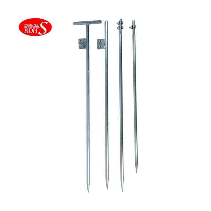 Global needle power galvanized ground rod home ground wire set engineering ground -bearing lightning protection charging pile connecting ground needle