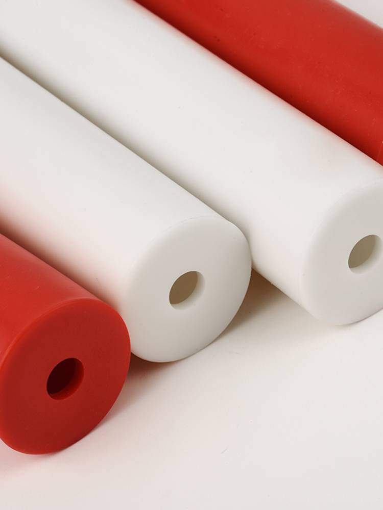 Red and white high -intensity plastic durable red and white relay sticks track and field competition for standard ABS relay stick 100 meters pass