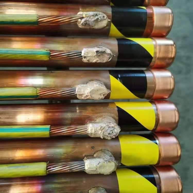 Pure copper electrolytic departure C -child grounding polar manufacturer Direct sales copper plated ionic ground rod, copper bag steel electrolytic ion ground