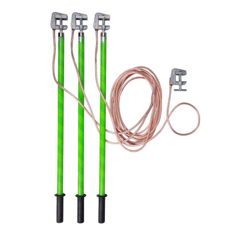 10KV high -voltage electric ground rod 35KV25 three -phase short -circuit low voltage 400V soft copper car port