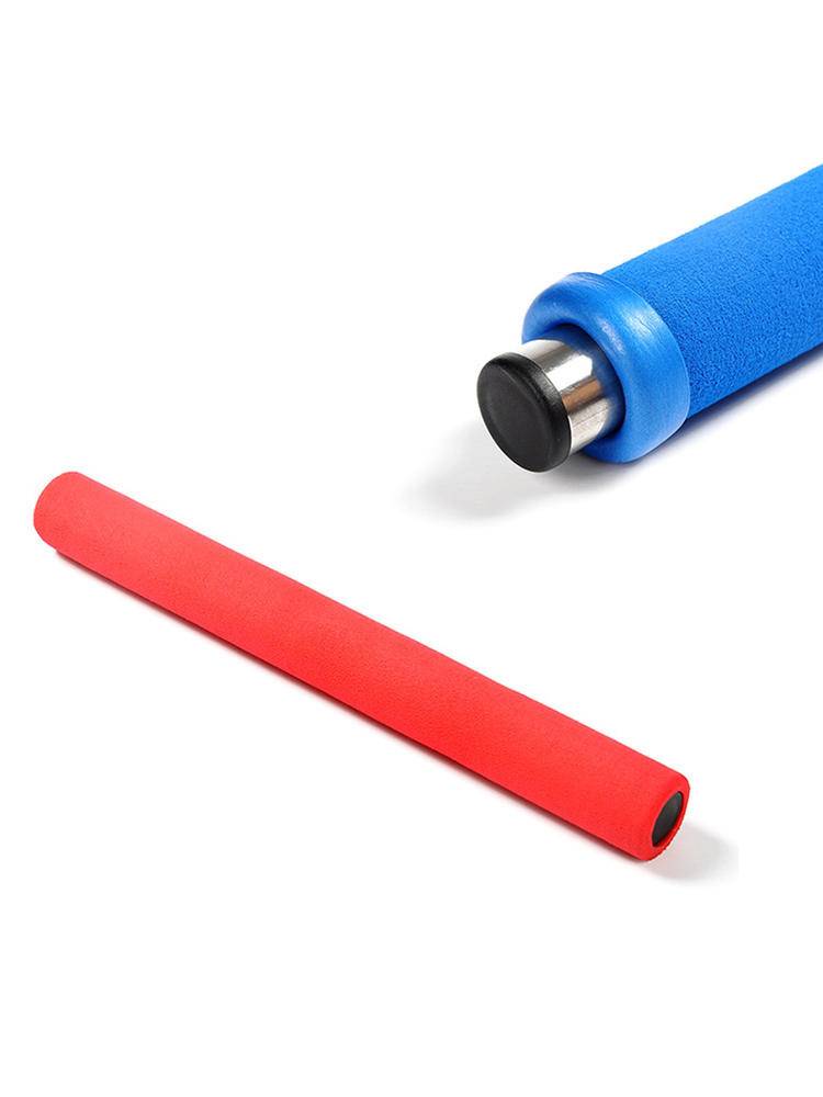 Children's relay stick thickened anti -slip sponge training sweat absorption track and field competition special red and white kindergarten sports props