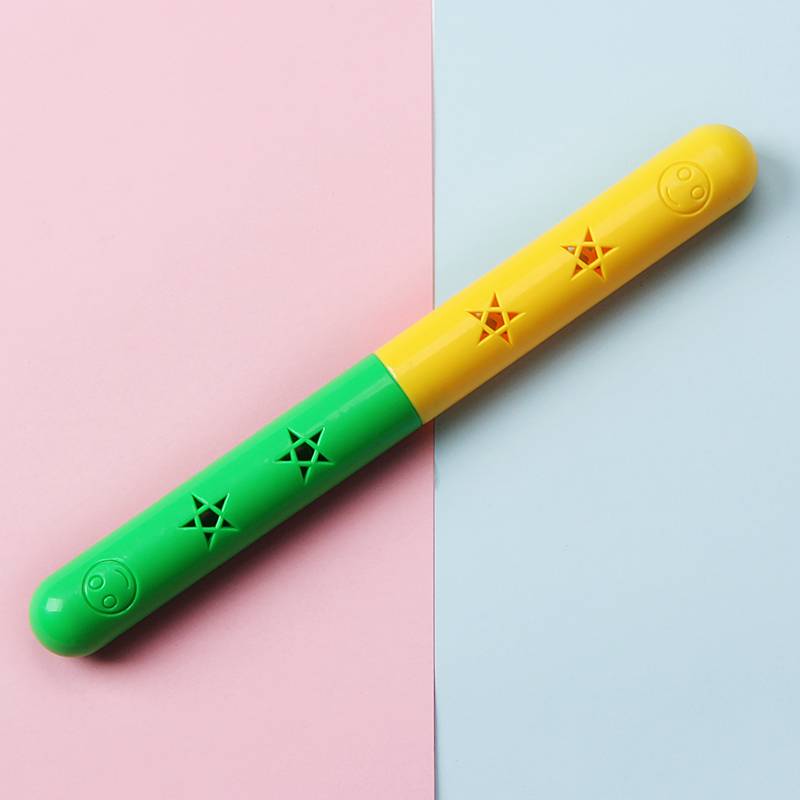 Yellow -green two -color 25 cm relay stick