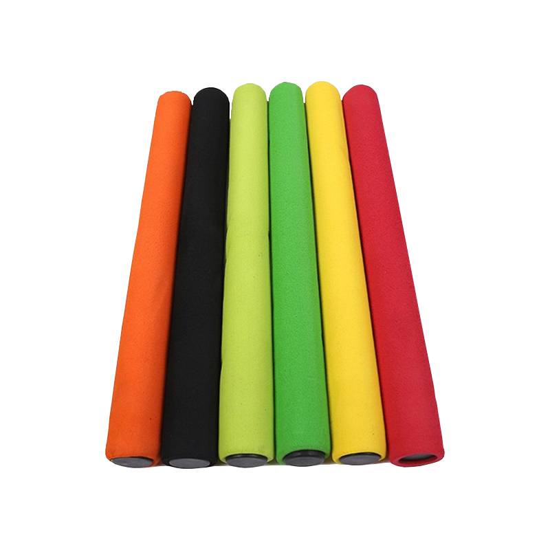 Piece stick sponge handle stainless steel relay rod training equipment short running stick high -end relay stick