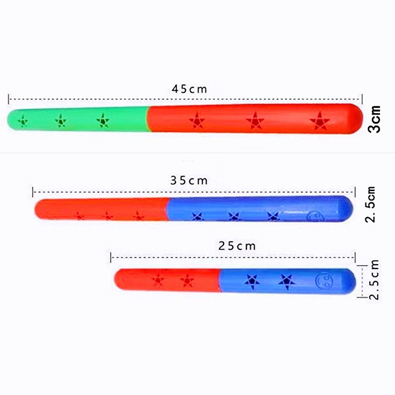 Kindergarten early exercise baton with sound equipment dance performance props outdoor activity toys children's gymnastics thickened