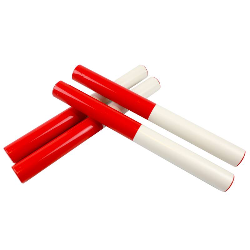 The standard of the relaxation stick pure wood track and field competition ABS relay stick plastic PVC baton passenger rod