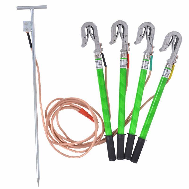 0.4kV low -voltage ground wire power carrying short -circuit ground wire outdoor double tongue duplex ducts ground bag detection