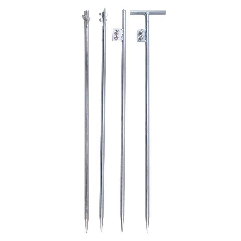 Electric power galvanized grounding needle connecting ground wire ground rod lightning needle lightning needle home ground wire ground pile project grounding