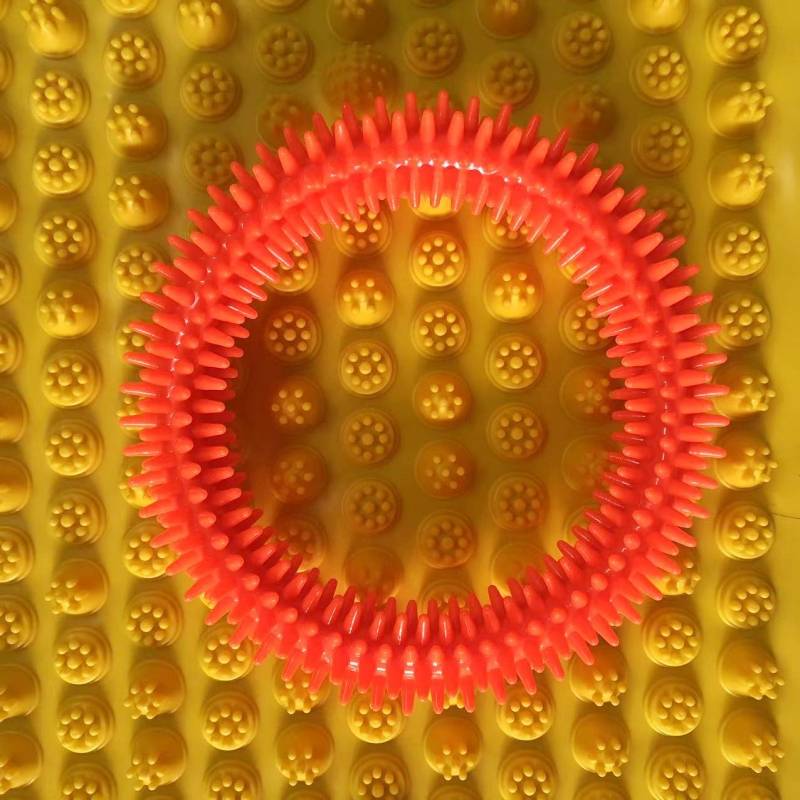 Touching massage ring orange orange