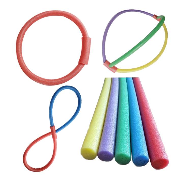 Kindergarten gymnastics sponge rod bubble color soft stick children's toy parent -child game stick training equipment