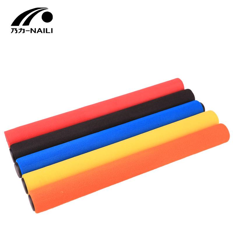 Sponge relay stick stainless steel transmission rod, track and field competition for standard adult competition relay stick children's relay stick
