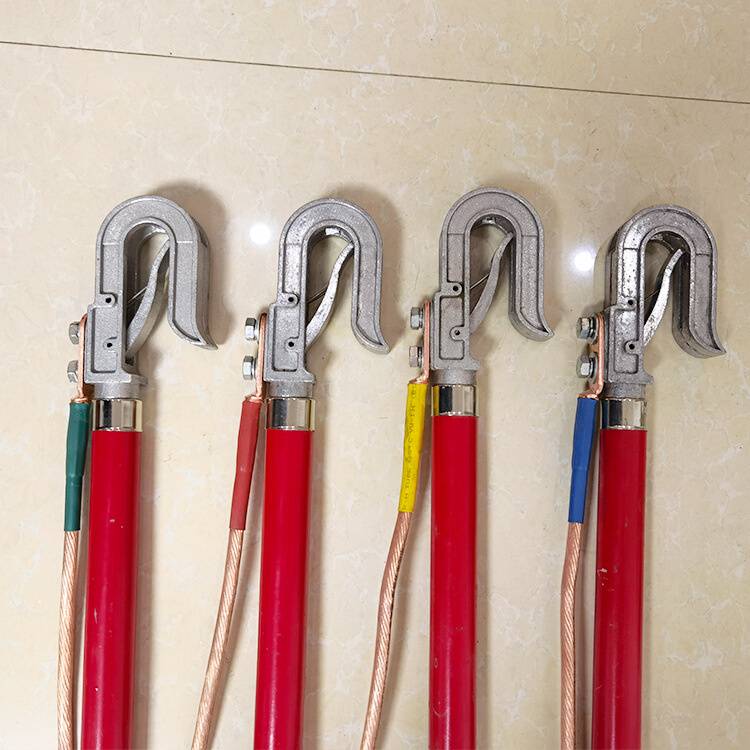 10 kV connection ground wire ground rod carrying short -circuit connection ground wire connection ground clip power high -voltage connection