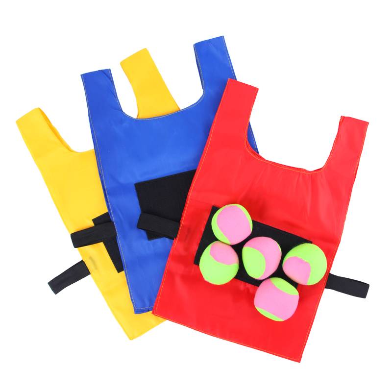 Sticky clothing kindergarten outdoor sports activity equipment to avoid the ball vest, toys group to build and expand game props