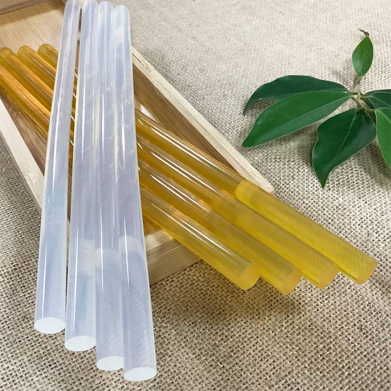 high sticky glue 7/11mm transparent white handiwork thermal smelt rods fixed strong plastic
