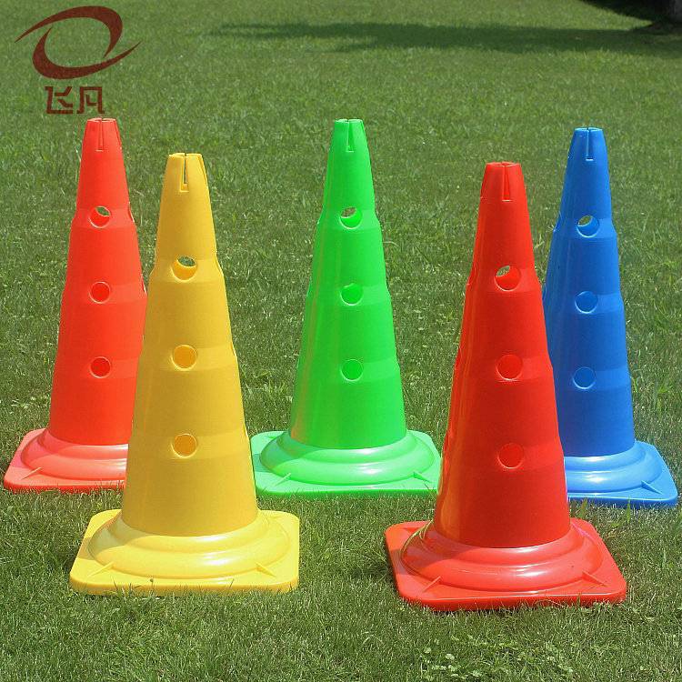 Soccer training barrel signboards for cross-column sports equipment to issue flag-strings