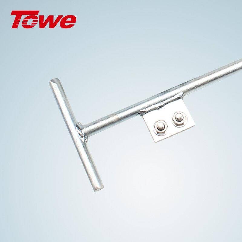 Towe (TOWE) Galvanized grounding rod ground wire grounding needle project lightning -absorbing electric power galvanized grounding pole pile 1