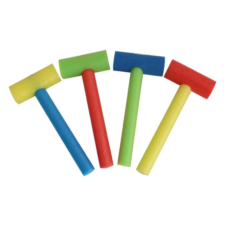 Colored little hammer sponge toys do game knocking equipment Kindergarten children to hit mouse children foam hammer hammer hammer