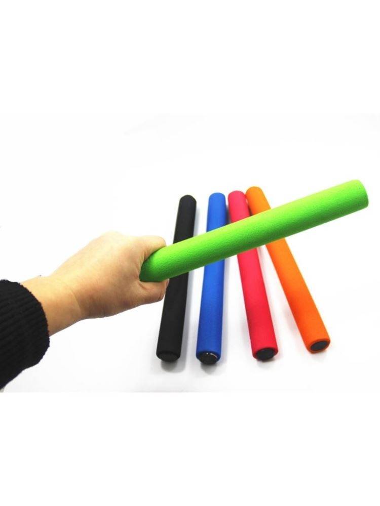 Anti -rod anti -sliding sponged grip grip track and field relay rod children's relay stick elementary school student foam transmission stick