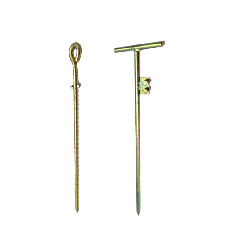 Ground Baseball Engineering ground line Furnishing T -type ground -shaped ground needle lightning lighting needle lightweight lightweight power building lightning -dipped minesweed galvanized