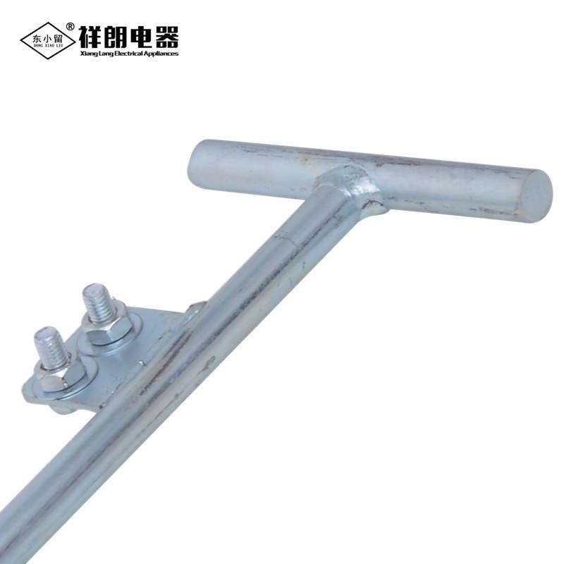 Electric power galvanized ground needle connecting ground line Furnishing ground line connection project grounding pole lightning needle pile characters