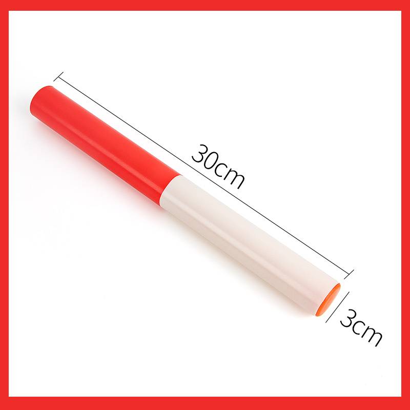 Anti -rod track and field competition with red and white high -strength plastic durable standard ABS relay stick 100 meters transmission