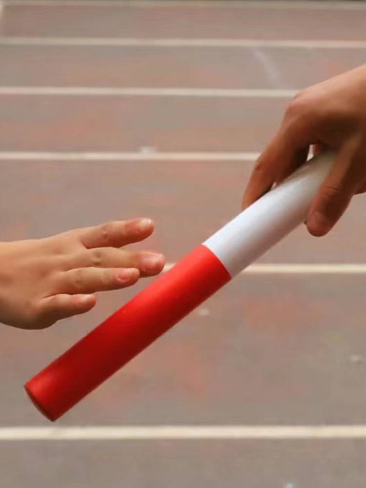 ABS relay stick fun sports meeting elementary school children's group construction sponge track and field competition outdoor game props