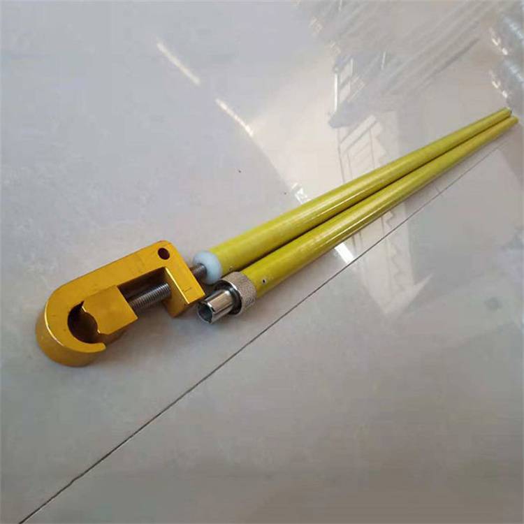 1.2 meters insulating flat head lock rod with electricity operation, insulating lock rod high -voltage band electric fixed operation stick