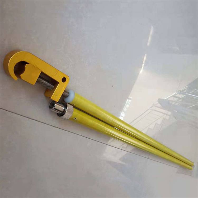 1.2 meters insulating flat head lock rod with electricity operation, insulating lock rod high -voltage band electric fixed operation stick