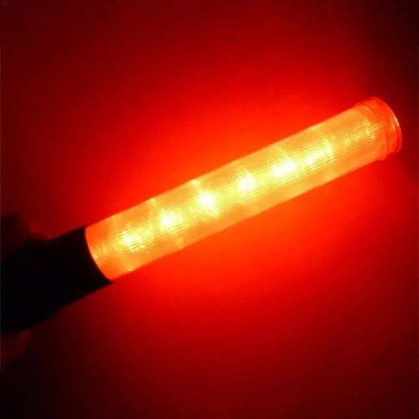 LED Traffic Baton Light Concert Glow Sticks Flash Warning