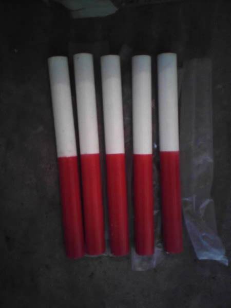 Piece rod track and field training competition red and white 4x100 meters relay game relay game for competition