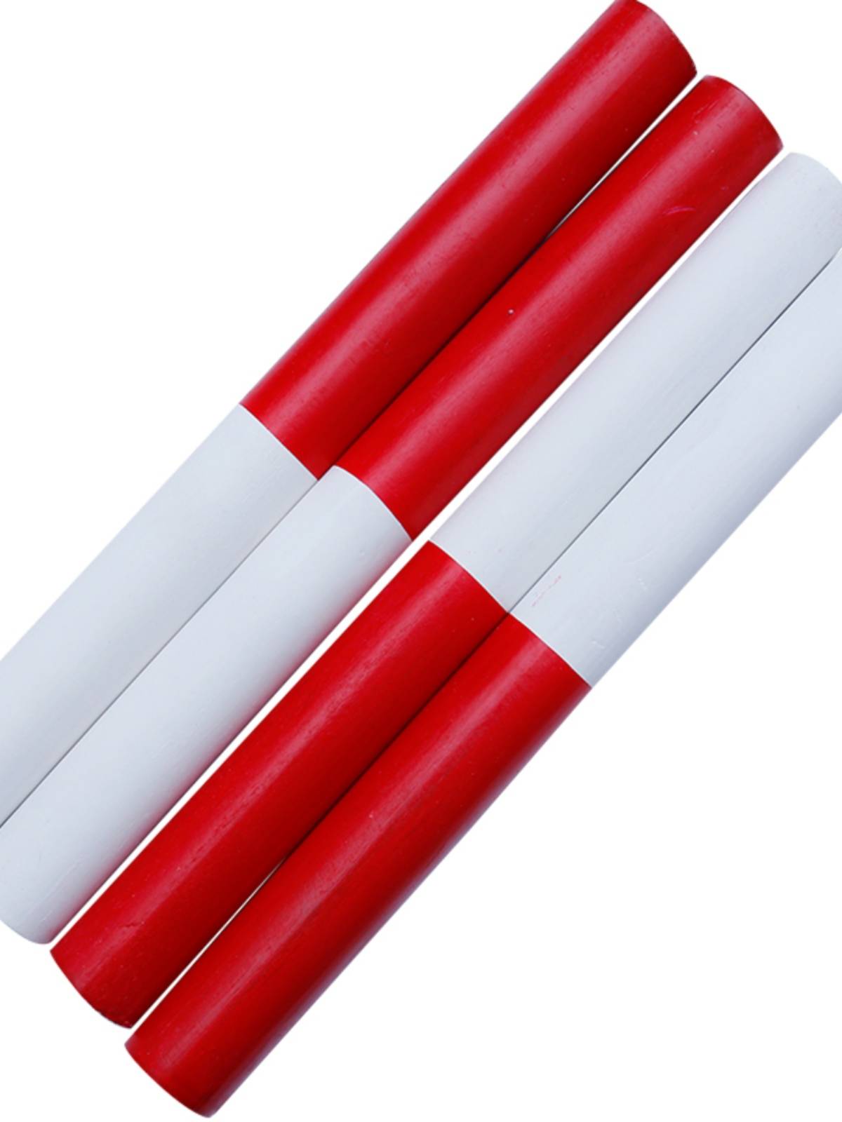 Wood Link Blood Aluminum Alloy Layon School Sports Track and Field Competition Training Children's Game PVC Passing Stick