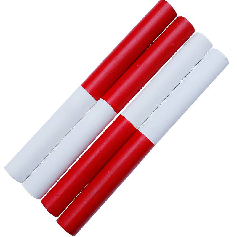 Wood Link Blood Aluminum Alloy Layon School Sports Track and Field Competition Training Children's Game PVC Passing Stick