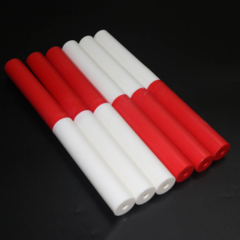 Athletic and field competition ABS relay stick 100m relaxation rod passes the red and white connecting force stick color color