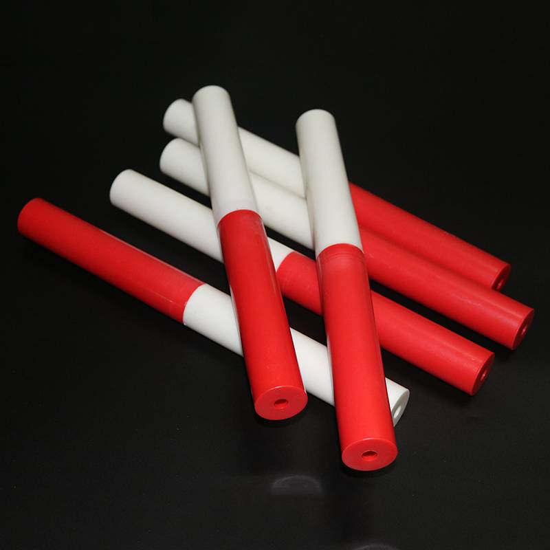 Athletic and field competition ABS relay stick 100m relaxation rod passes the red and white connecting force stick color color